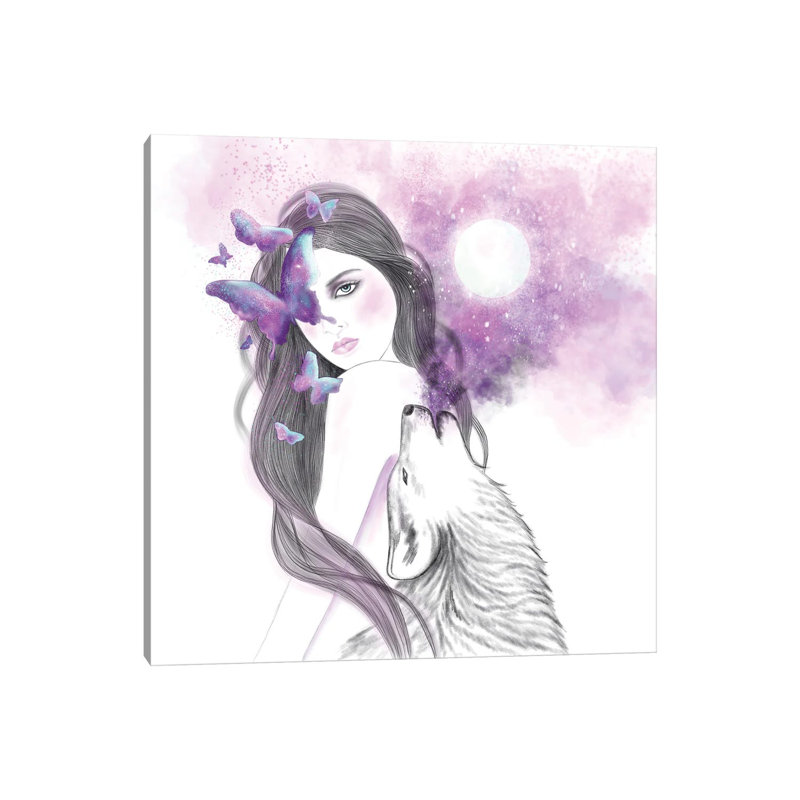 Glitter In The Dark by Andrea Hrnjak - No Frame Gallery-Wrapped Canvas Giclée on Canvas, 66.04cm H x 66.04cm W