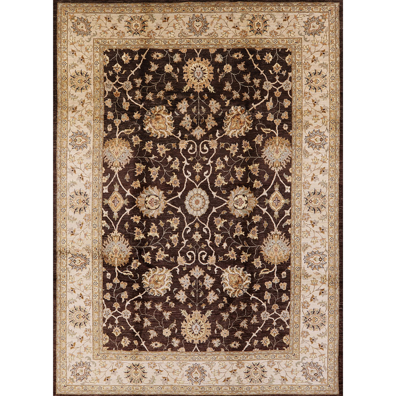 Tapis oriental beige / brun Vilma, Rectangle 7 pi x 9 pi