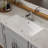 MONSFEST 14'' Ceramic Rectangular Bathroom Sink