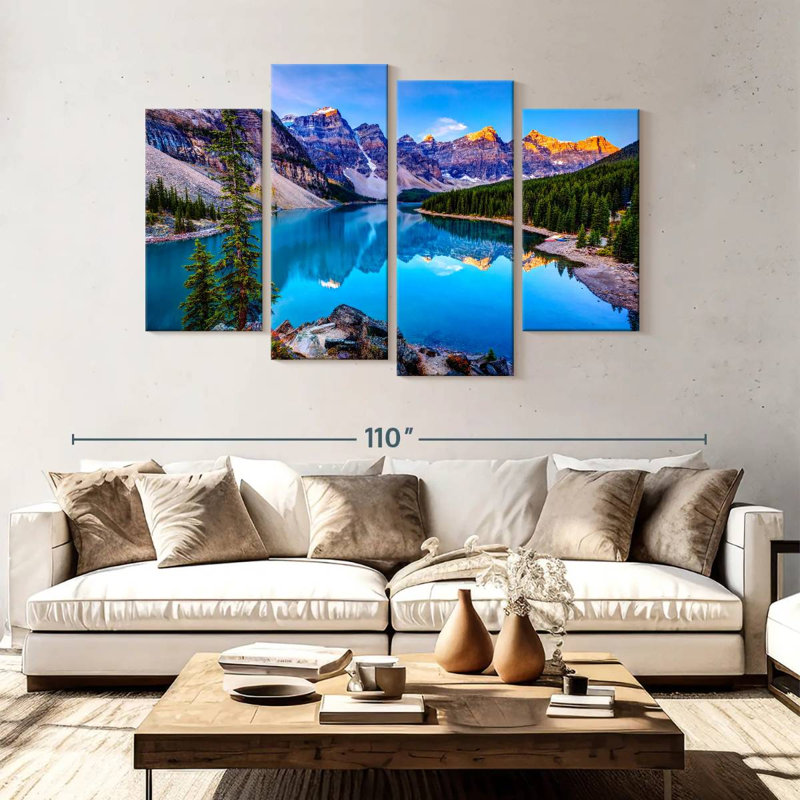 Alvord Amazing Moraine Lake, H 54 po x l 84 po