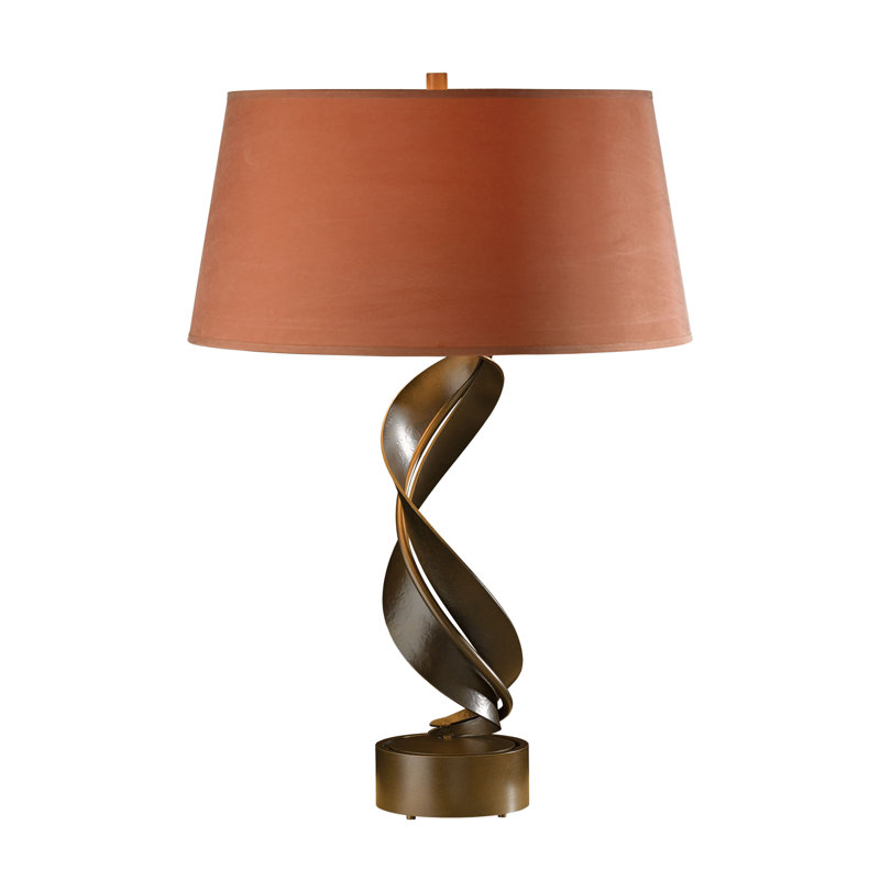 Folio 25.1" Table Lamp, Flax, Bronze