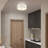 Chandran Fabric Semi Flush Mount-70018127-17410351
