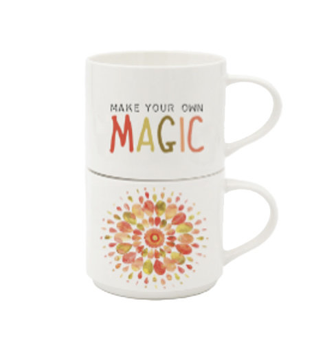 Ensemble de tasses magiques empilables