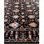 Tapis noué à la main Tribal One-of-a-Kind Tribal - noir, 8 pi 1 po x 9 pi 5 po
