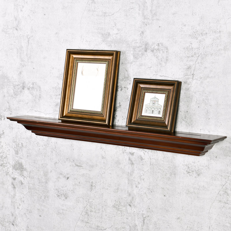 Maffei Floating Shelf, Espresso, 3.25'' H x 48" W x 5.25'' D