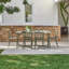 6 - Person Wood Patio Dining Set with Rectangular Table