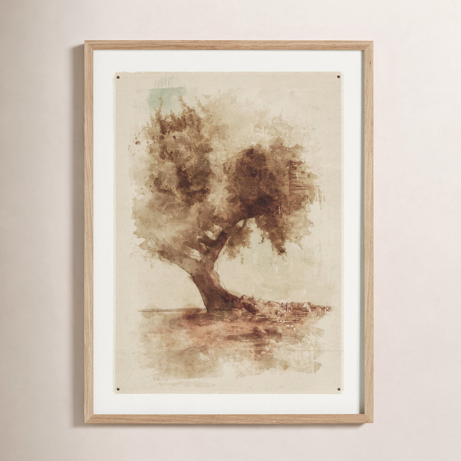 "Undone Cypress" by Coup D'Esprit, 40'' H x 30'' W x 2.5" D