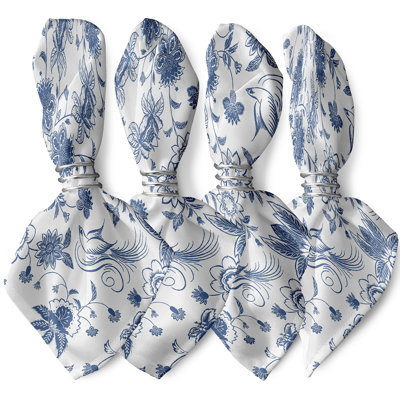 Aspacio Polyester Floral Square Napkin