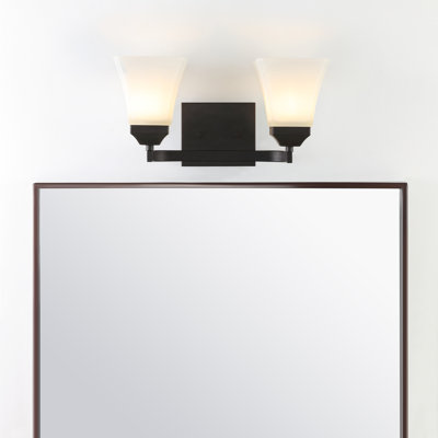 Rimini Iron/Glass Modern Cottage LED Vanity Light