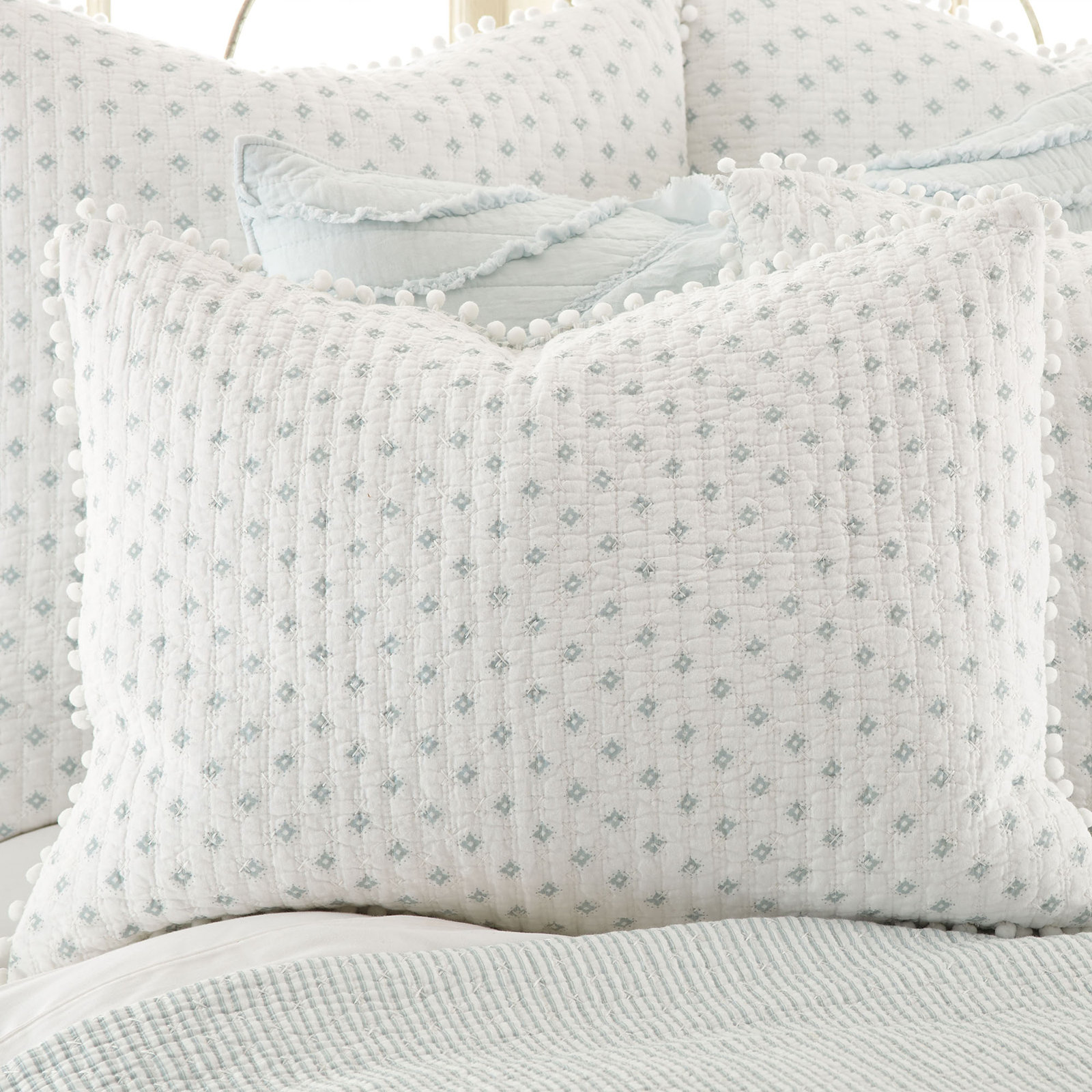 Cotton Quilt Set, Full / Double Quilt + 2 Standard Shams