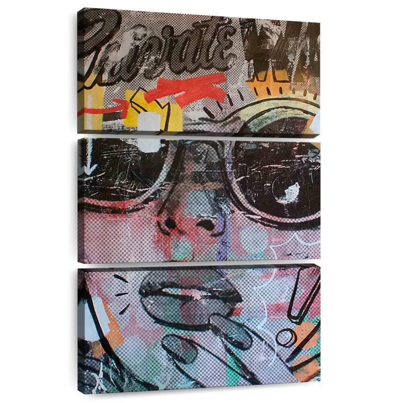 Leisha Private War, 45" H x 28" W