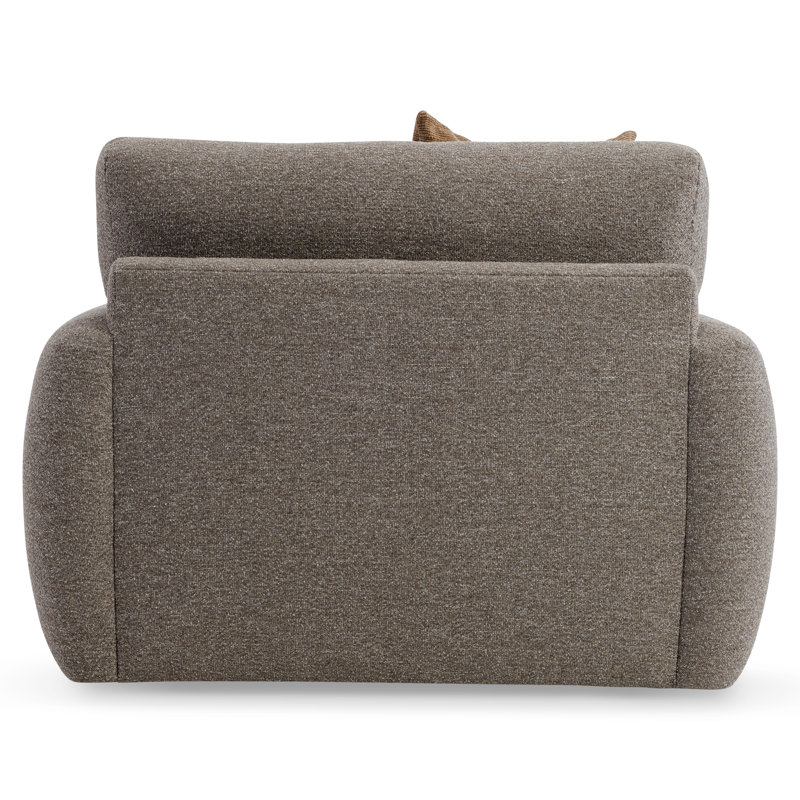 Plush Swivel Armchair