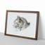 Cat Illustration by Jean Bernard - Picture Frame Graphic Art Print-55513671-55513672