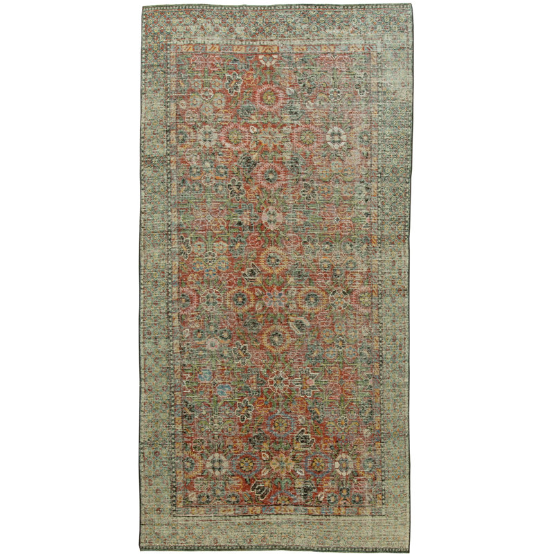Vintage One-of-a-Kind Runner 5'2" X 12' Hand Knotted Area Rug