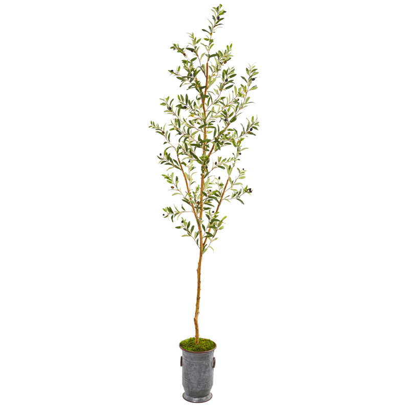 90 " H Faux Olive Tree