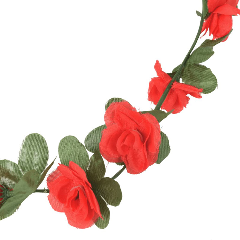 250cm Faux Garland, 250cm H, Red/Green/Pink