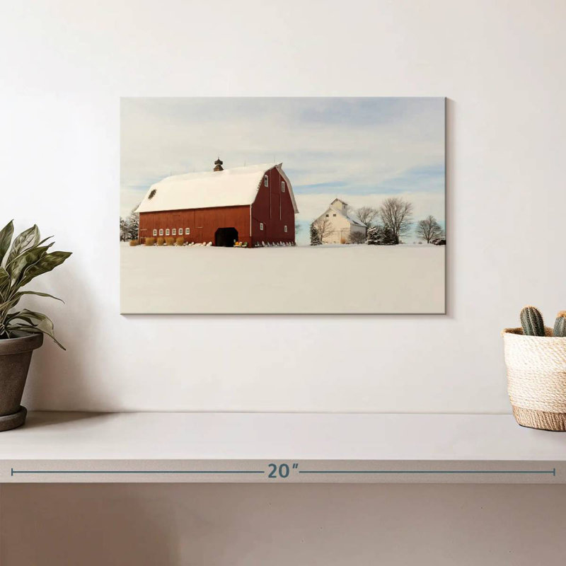 Lilie Wintry Finnish Barn, H 8 po x l 12 po