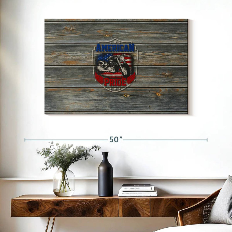 Borges American Pride, 26" H x 39" W
