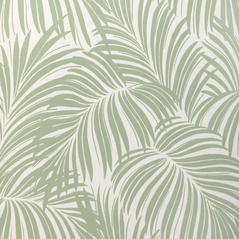 Palm Leaf Wp - Mist, Light Green