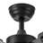 42" 5 - Blade Small Room Ceiling Fan with LED Light in Black-1259578587