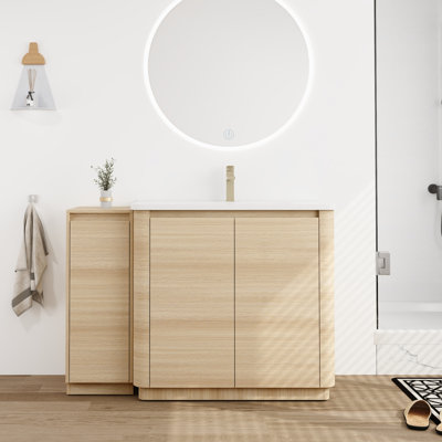 Tiearra Bathroom Vanity with Ceramic Top