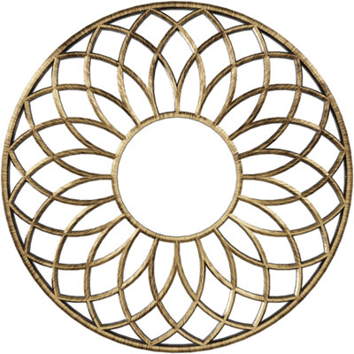 Médaillon de plafond architectural en PVC de qualité architecturale 34 po x P 11 po x P 11 po x P 1 po
