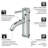 Luxier Single Hole Bathroom Faucet with Drain Assembly-18851898