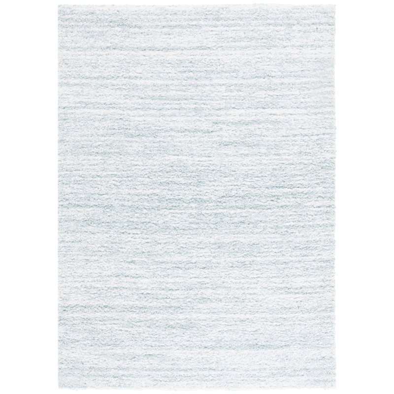Isidro Power-Loomed Polyester Shag Area Rug, Rectangle 5'3" x 7'6"