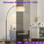 160cm Black Arched Floor Lamp