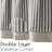 Linen Striped Valance for Windows Farmhouse Double Layered Valance for Kitchen Bathroom RV Rod Pocket-2096799199