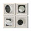 Moderniste Neutre I - ensemble de 4 peintures sur toile encadrées-60148795-60148790