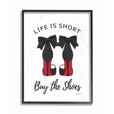 « mode motif chaussures noir mots black », impression
