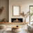 Lucena Wood Arched Rectangle Wall Mirror-1193100353-1193248563