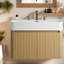 Floating Vanity Cabinet and Sink, 36 Inch Plywood, Modern Bathroom Storage-1420417302