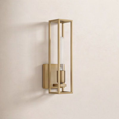 Memphis Single Transparent Dimmable Bath Sconce