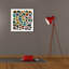 "Epic Graffiti" Mid Century 4 "par Cheryl Warrick, art mural-108583384