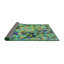 Tapis décoratif vert géométrique bayviewpark-418810871