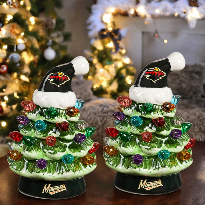 Mini arbre de Noël de table 4 po à DEL, Wild du Minnesota