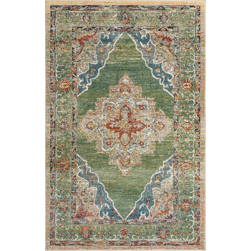 Mekalah Oriental Indoor Rug, Rectangle 5' x 8'