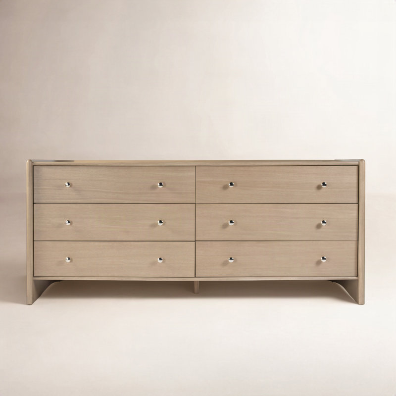 Mallory 6-Drawer Rounded Back Dresser