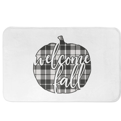 Tapis de bain citrouille welcome Bonaventure