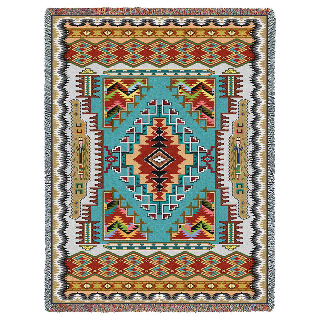 Southwest Jacquard Throw Blanket Pure Country Weavers 