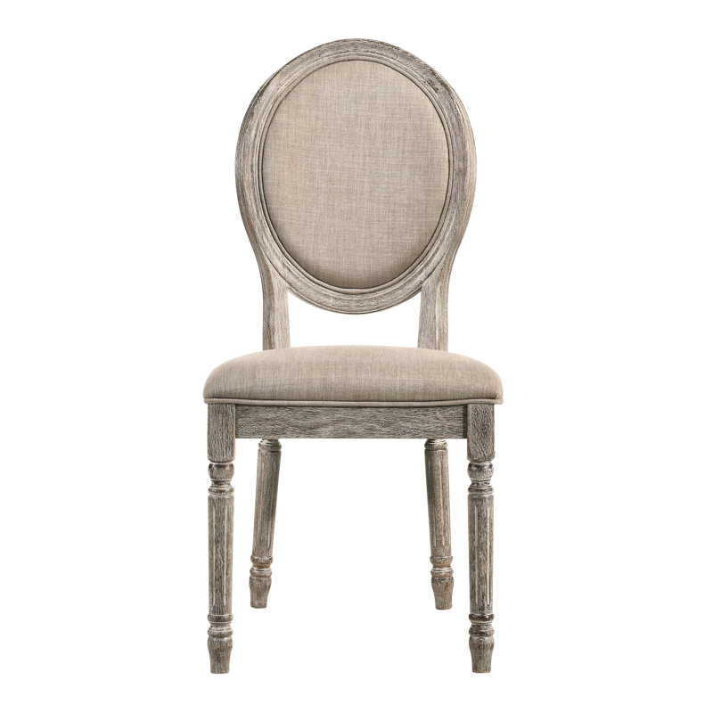 Chaises d'appoint rembourrées brun clair 2 - Rustique et élégant avec dossier très grand, chêne récupéré pour un intérieur douillet 2 Belle salle à manger élégante