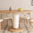Mialyn Ash Round Solid Wood Dining Table-400308262