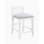 Ensemble de salle à manger à hauteur de comptoir 36 pouces avec tablettes et deux chaises ergonomiques pour petits espaces-764761039-764761038