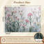 Papier peint adhésif bohème Boho, papier peint adhésif, aquarelle florale de style antique, paysage de flanc de coteau doux H 100 po x l 144 po, papier peint amovible en PVC pour chambre à coucher, salon, chambre de bébé-2108176888
