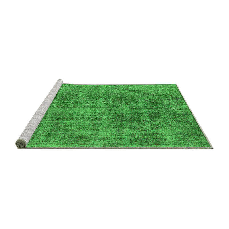 Washable Oriental Indoor Rug, Round 4'