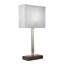 Bush Rectangle Slimline Metal Table Lamp