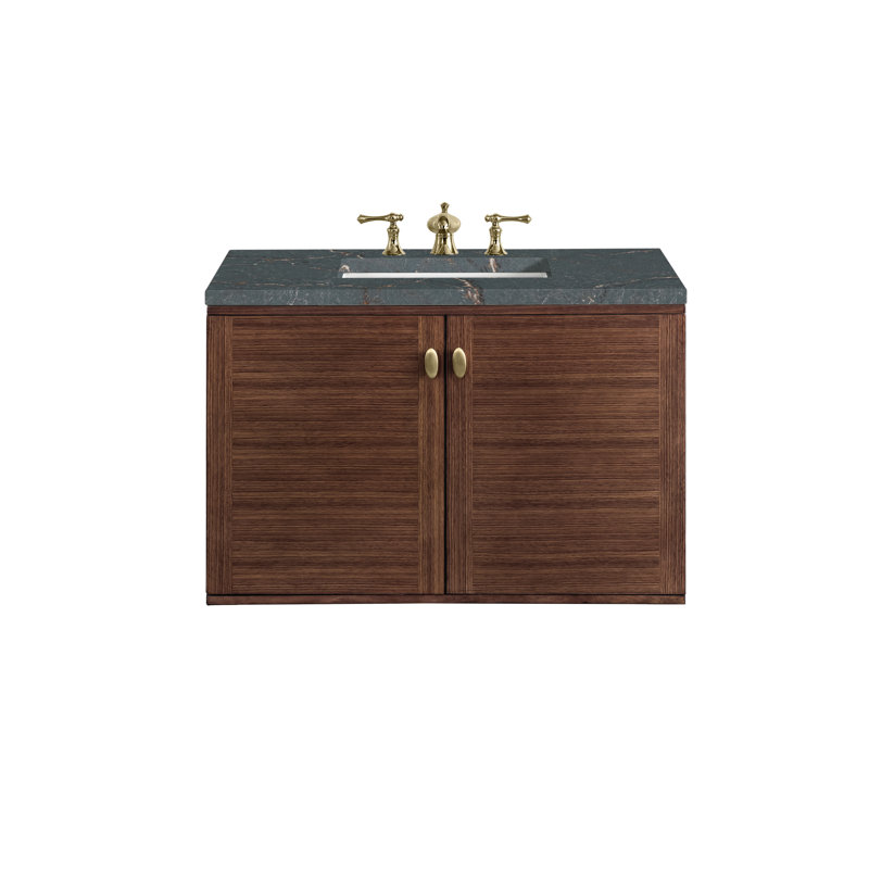 Amberly 36'' W Single Vanity, 8" Widespread, Parisien Bleu