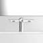 Chrome Touchless Faucet and Hand Dryer Combo